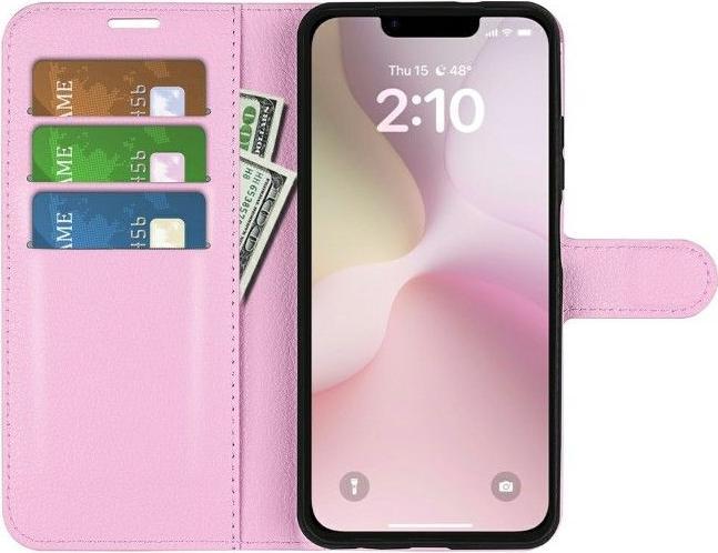 Actual product image MU Classic Litchi Leder Bookcover Series (Apple iPhone 16e)