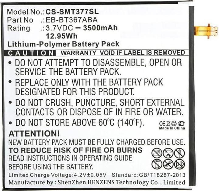 Produktbild CoreParts Battery for Samsung Tablet (Akku, Galaxy Tab E 8.0)
