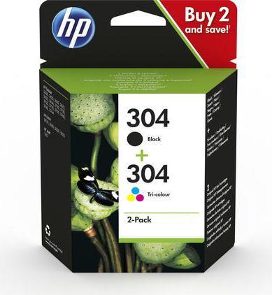 Immagine prodotto HP 304 Confezione da 2 cartucce d'inchiostro originali nero/tri-colore