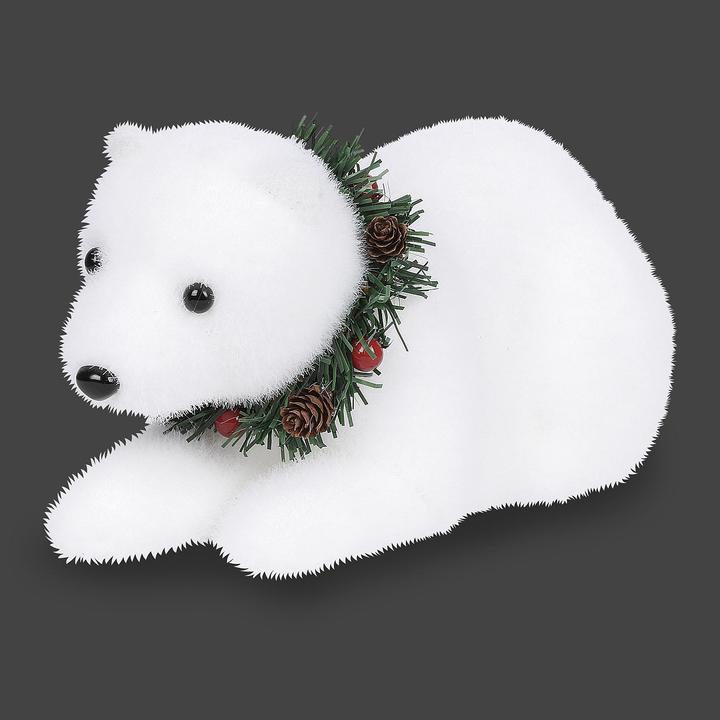 Image du produit Casativo Décoration hivernale Ours polaire