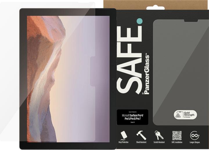 Produktbild PanzerGlass Tablet-Schutzfolie Case Friendly Surface Pro 4/5/6/7 (1 Stück, Surface Pro 4)