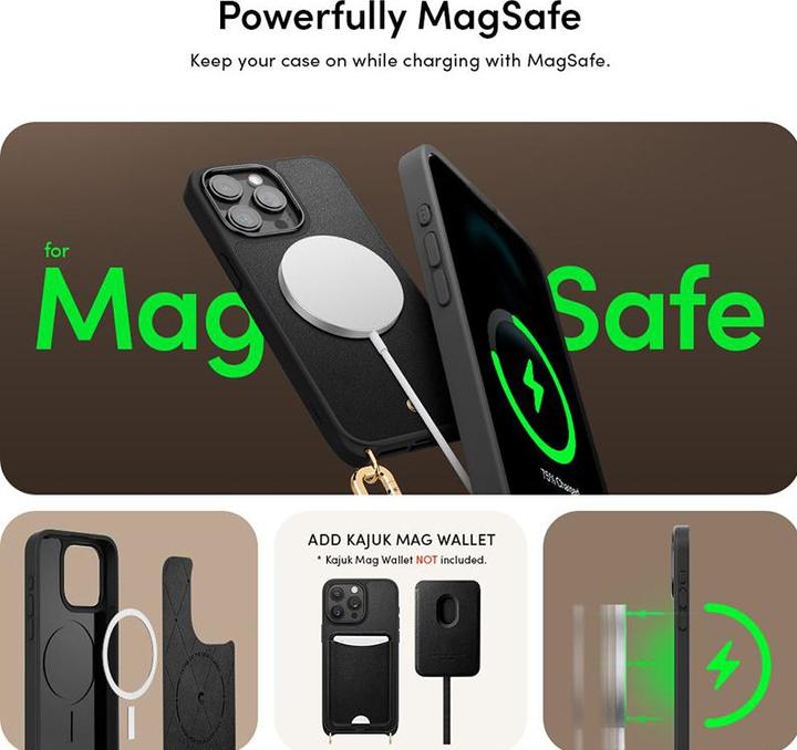 Produktbild Cyrill Classic MAG iPhone 15 Pro 6,1" charm Magsafe czarny/black ACS06773 (Apple iPhone 15 Pro)