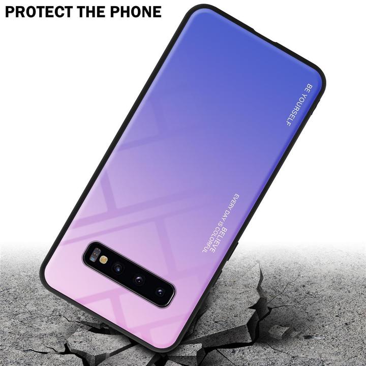 Productafbeelding Cadorabo TPU 2 kleuren glasdekking (Samsung Galaxy S10)