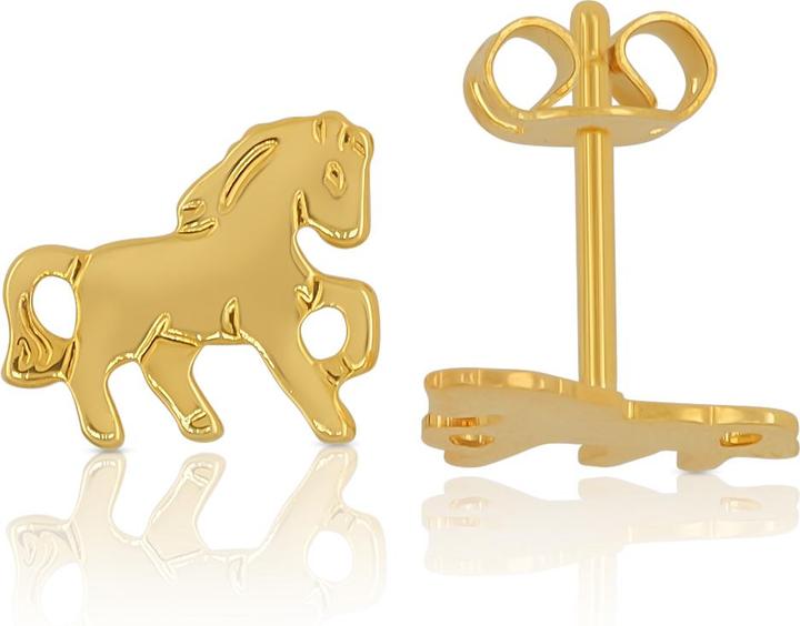 Actual product image Muau Stud earrings (Yellow gold)
