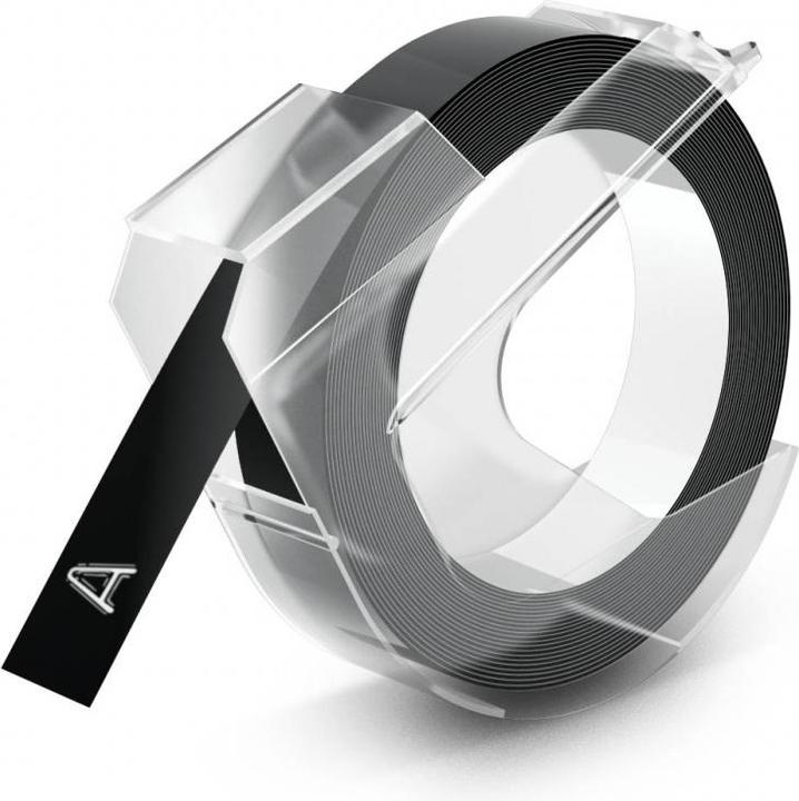 Produktbild Dymo Prägeband 3D (0.90 cm, Blau, Schwarz, Rot)