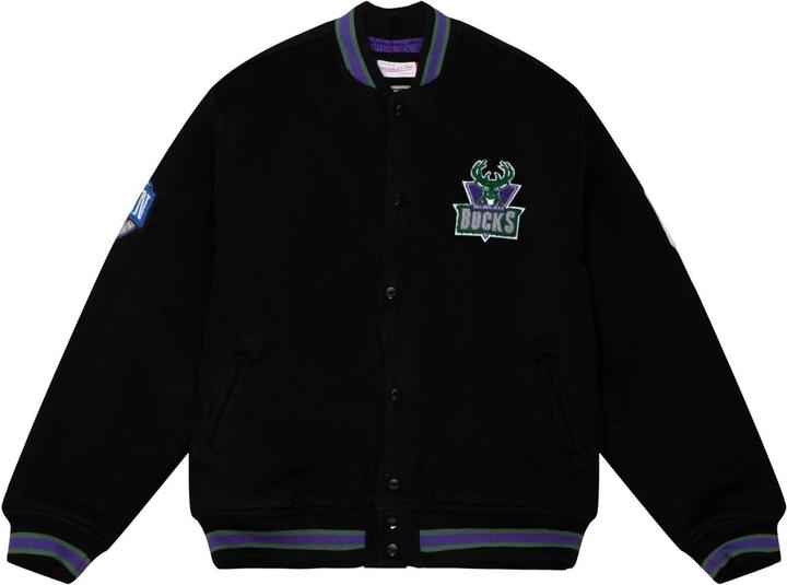 Immagine prodotto Mitchell & Ness Giacca NBA Milwaukee Bucks Uomo (XL)
