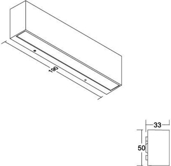 Produktbild Brumberg LED-Wandleuchte (208 lm)