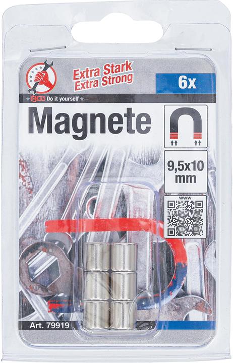 Image du produit BGS Kit d'aimants (6 x)