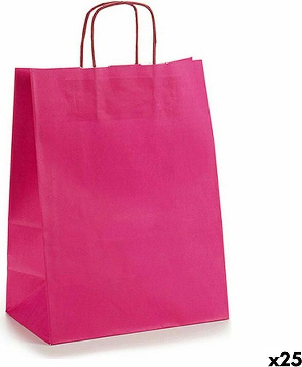 Image du produit Pincello Papiertaschen 24 x 12 x 40 cm Rosa (25 Stück) (Pochette cadeau, 25 x)