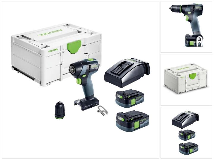 Actual product image Festool Trapano avvitatore a batteria TXS 12 2,5-Plus (Rechargeable battery operated)