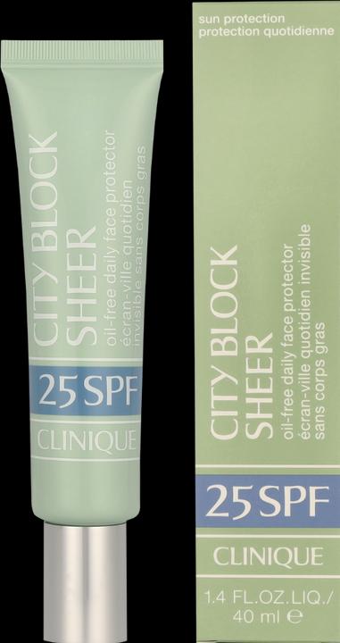 Actual product image Clinique Super City Block (Sun cream face, SPF 25, 40 ml, 62 g)