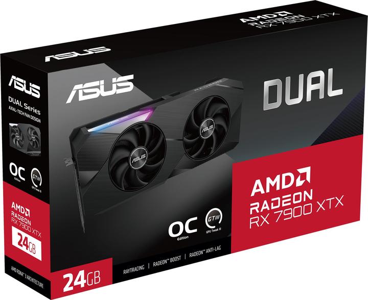 Actual product image ASUS DUAL-RX7900XTX-O24G (24 GB)