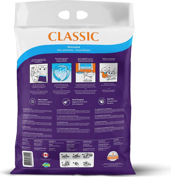 Actual product image Intersand Cat Litter Neutral (Clumping, 14 kg)