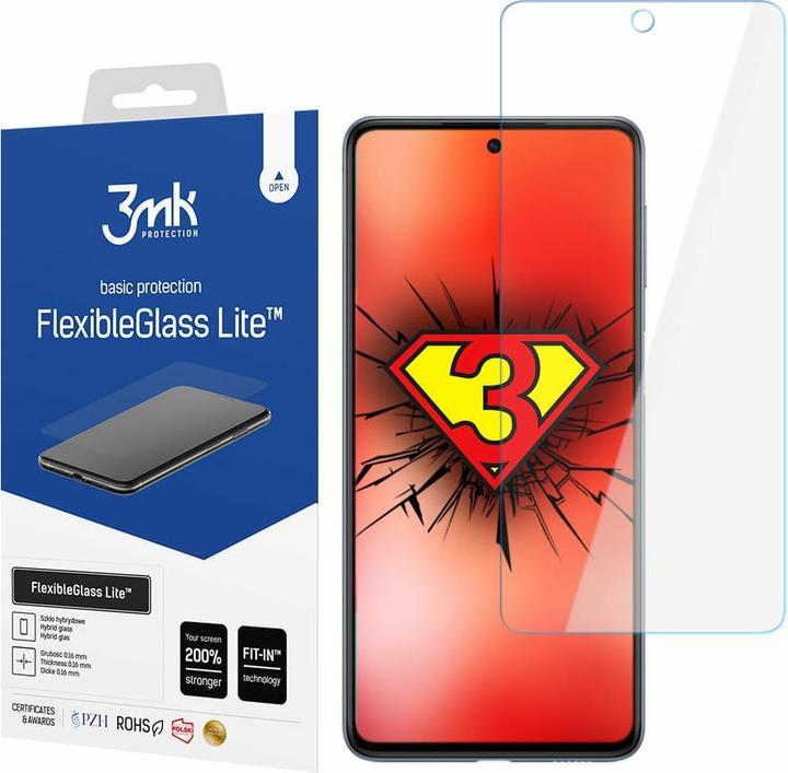 Actual product image 3MK FlexibleGlass Lite Display Film (1 Piece, Samsung Galaxy M53 5G)