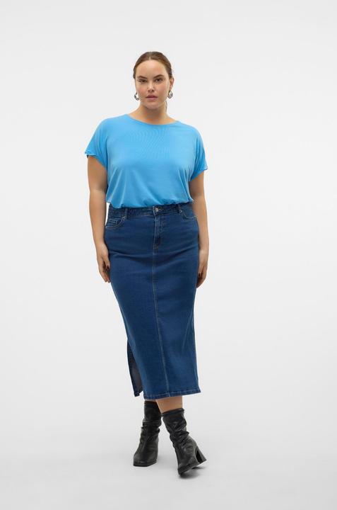 Immagine prodotto Vero Moda VMCSERENA Gonna lunga a vita alta in denim (46)