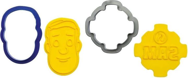 Actual product image Decora Cookie Cutter 4 pieces, Sam the Fireman No.1