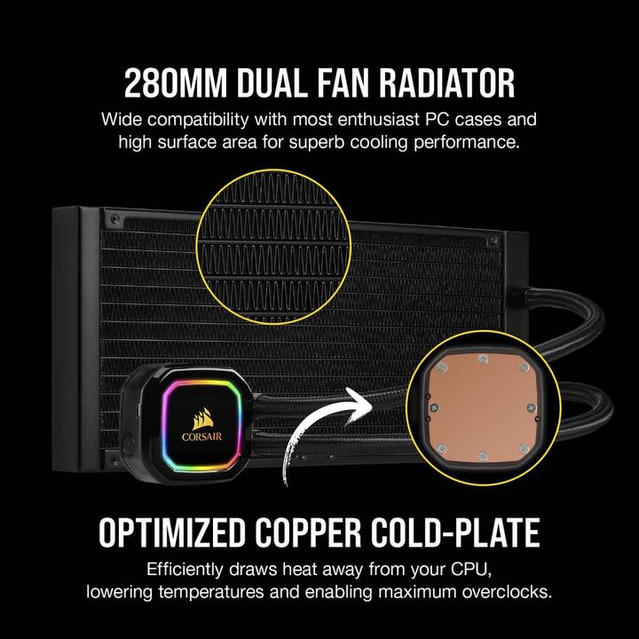Actual product image Corsair H115i RGB PRO XT