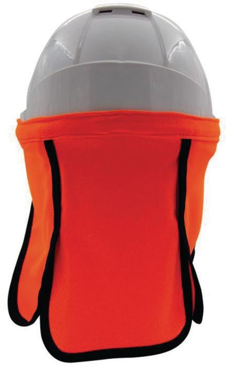 Actual product image Thomi Neck protection fluorescent orange (Hearing protection replacement pads)