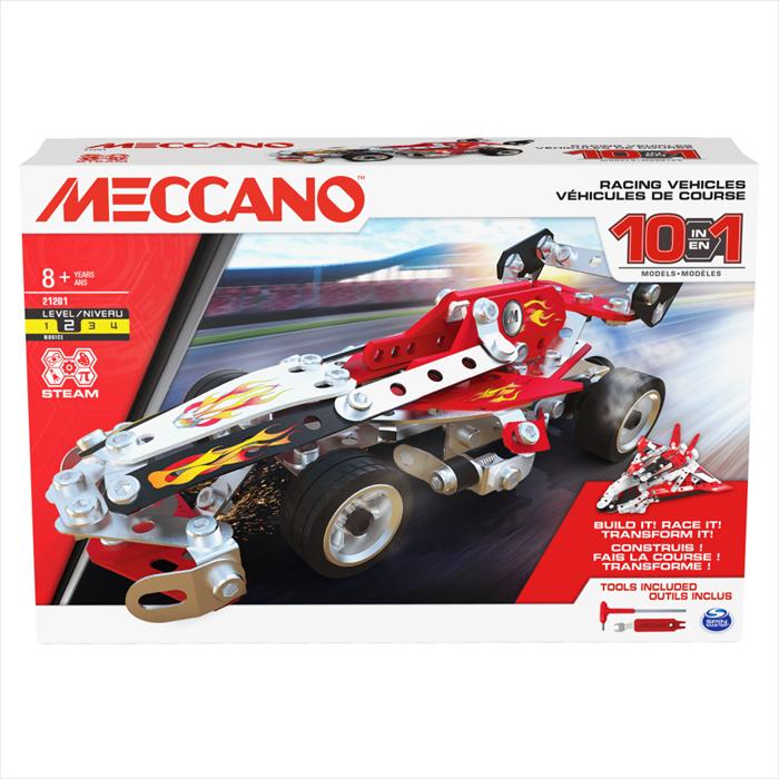 Image du produit Meccano 10-Modeles Vehicules de course 225 pcs. (21201)