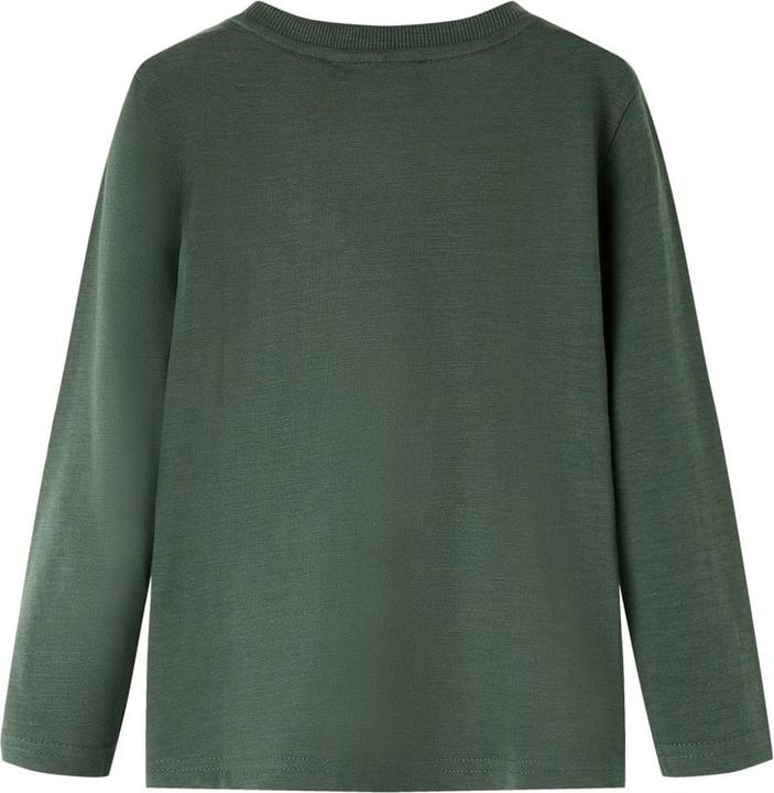 Immagine prodotto VidaXL Camicia da bambino a maniche lunghe verde scuro 92,Materiale: 100 (92)