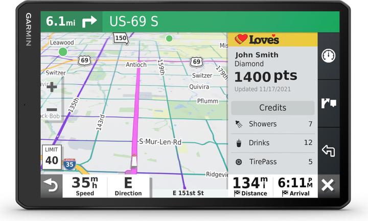 Actual product image Garmin Dezl LGV1010 MT-D EU (10.10")