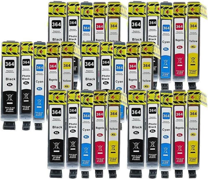 Immagine prodotto Hermex Cartucce d'inchiostro HP PhotoSmart Premium C 309 g compatibili 30 pezzi (M, PBK, Y, FC, C)