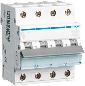 Hager Leitungsschutzschalter 3p+N, C-32A, 6kA MCN632