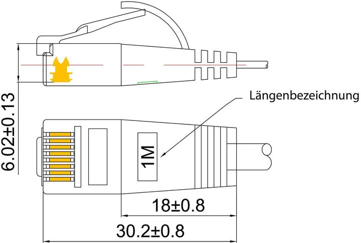 Actual product image Wirewin Network cable (U/FTP, CAT6, 10 m)