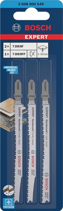 Actual product image Bosch Professional Zubehör Expert jigsaw blade set