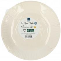 Actual product image Folat Plate Stripes Pastel 23cm - 8 pieces (8 x)