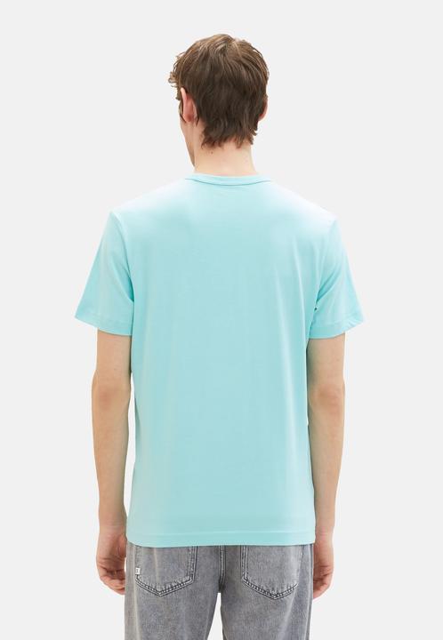 Image du produit Tom Tailor T-Shirt Kurzarmshirt mit Front-Logo-Print (M)