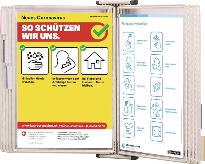 Actual product image Tarifold 414502 Document display carousel wall portrait (A4, 1 x)