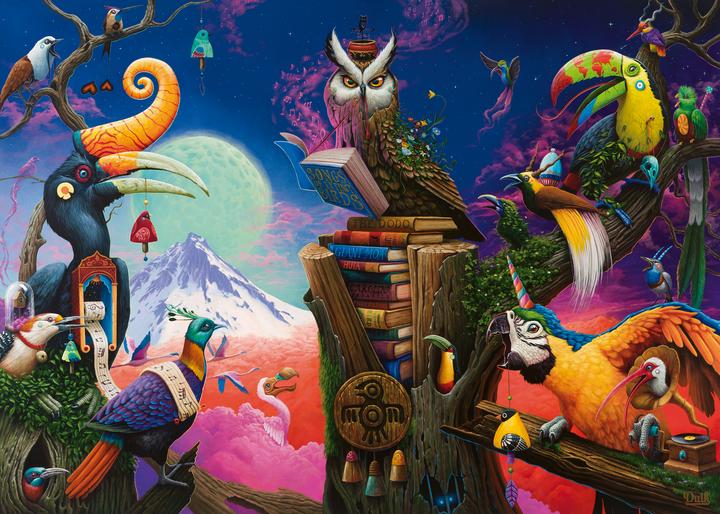 Actual product image Ravensburger Puzzle Songs Of Extinct Birds 1000p (12001024) (1000 pieces)