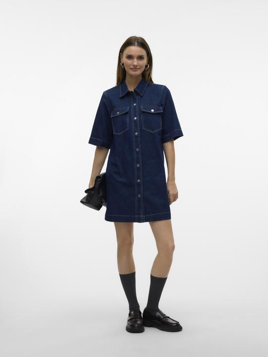 Produktbild Vero Moda VMFENJA Kurzes Kleid Jeanskleid (XL)