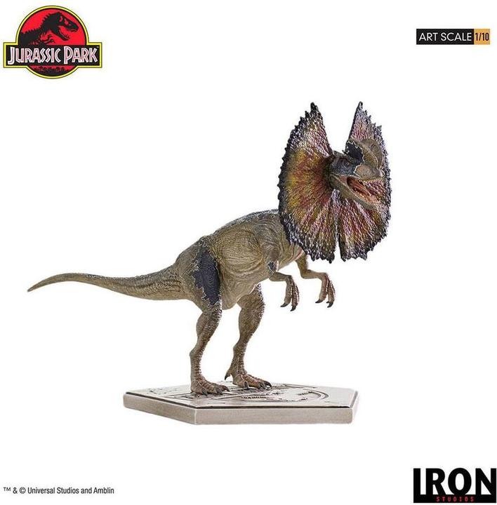 Actual product image Iron Studios Jurassic World Icons statuette Dilophosaurus 9 cm