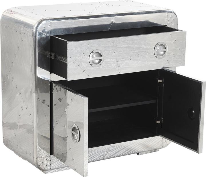 Produktbild SIT Möbel Kommode Aero silber (80 x 90 x 40 cm)