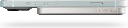 Actual product image Zens Slim Qi2 Al Powerbank 5000mAh White (5000 mAh, 19.25 Wh)