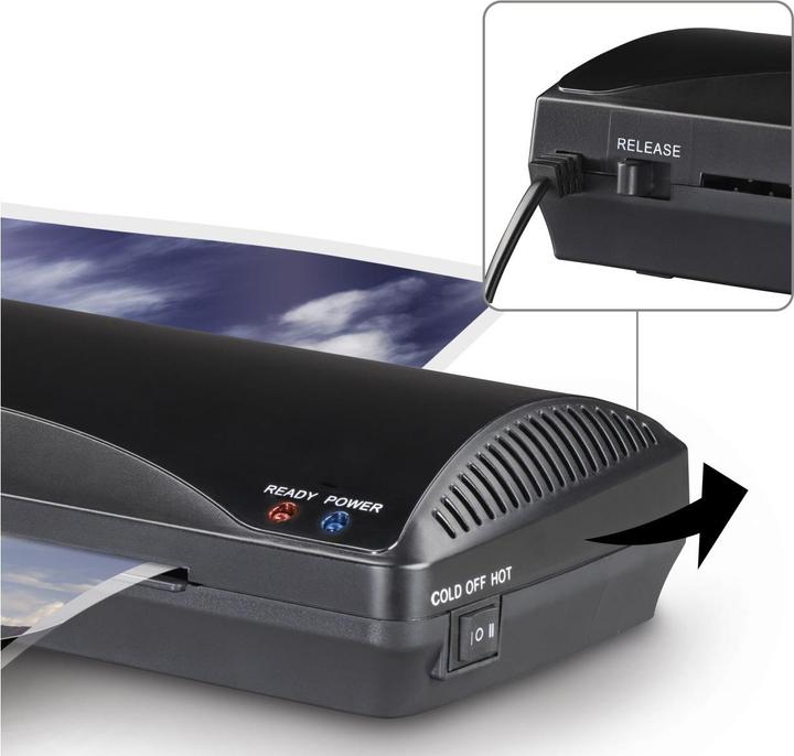 Actual product image Hama Laminator Home & Office DIN A4/250 (125 µm, A4, A6, A5)