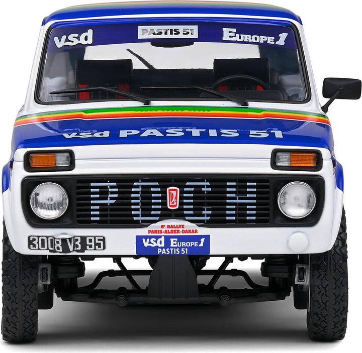 Produktbild Solido 1:18 Lada Niva Paris-Dakar #182 weiss
