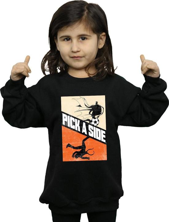 Actual product image Girls Batman Football Pick A Side Sweatshirt (128)
