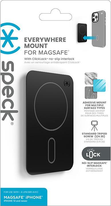 Produktbild speck Everywhere Mount + ClickLock – MagSafe Magnethalterung (Schwarz)