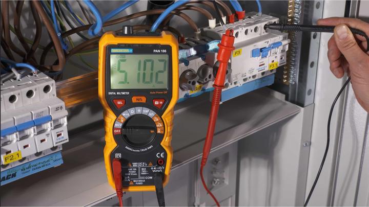Immagine prodotto Pancontrol PAN 186 - Multimetro digitale IP67 (CAT IV 600V, CAT III 1000V)