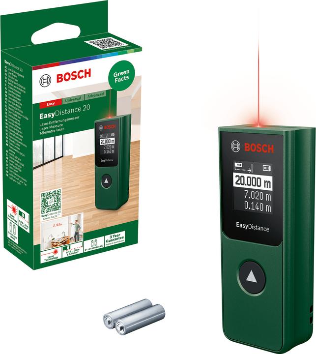 Immagine prodotto Bosch Home & Garden EasyDistance 20 (20 m, 635 nm)