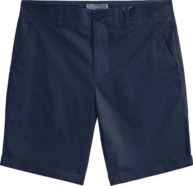 Knowledge Cotton Apparel Regular Chino Poplin Shorts Total Eclipse (31)