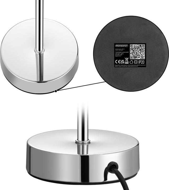 Actual product image Monzana Nachttischlampe (E14)