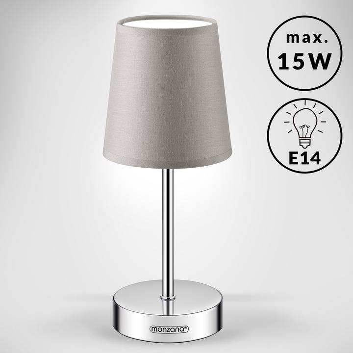 Actual product image Monzana Bedside Lamp (E14)