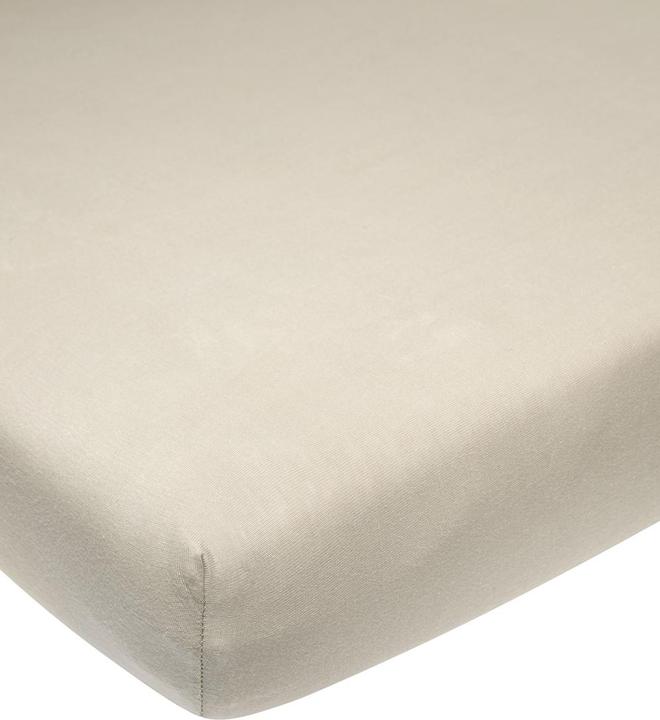 Meyco drap housse jersey 60x120 sable