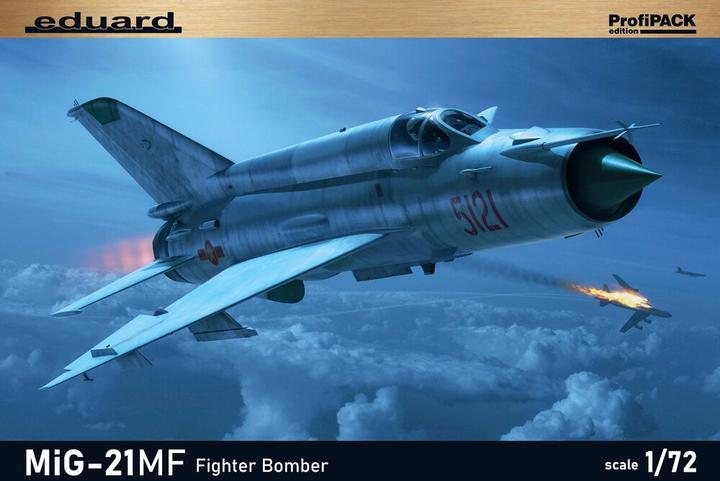 Productafbeelding Eduard MiG-21MF jachtbommenwerper 1/72 professioneel pakket