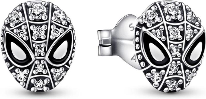Produktbild Pandora Marvel Spider Man Mask Pavé Ohrstecker (Silber 925, Emaille)