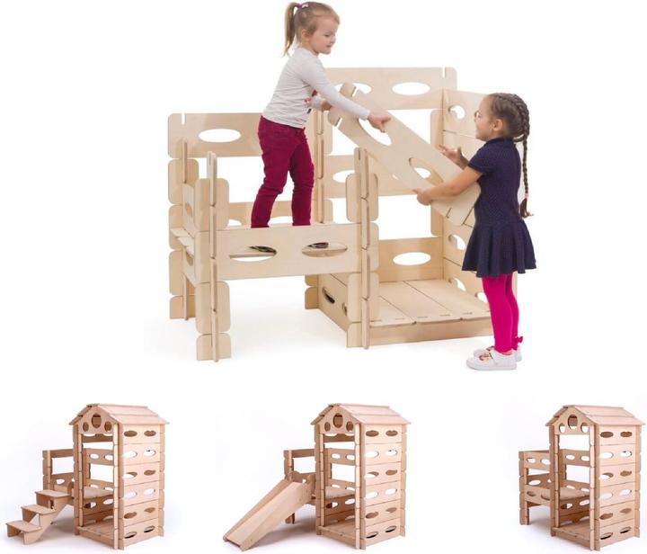 Image du produit Montessori Kit maison de jeu construire et jouer + escalier ® Sport&Gym